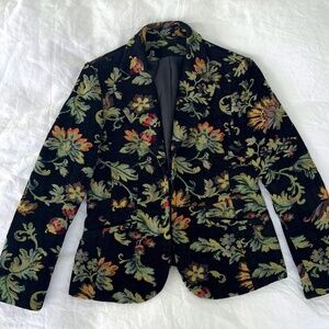 Classical velvet Parisian jacket